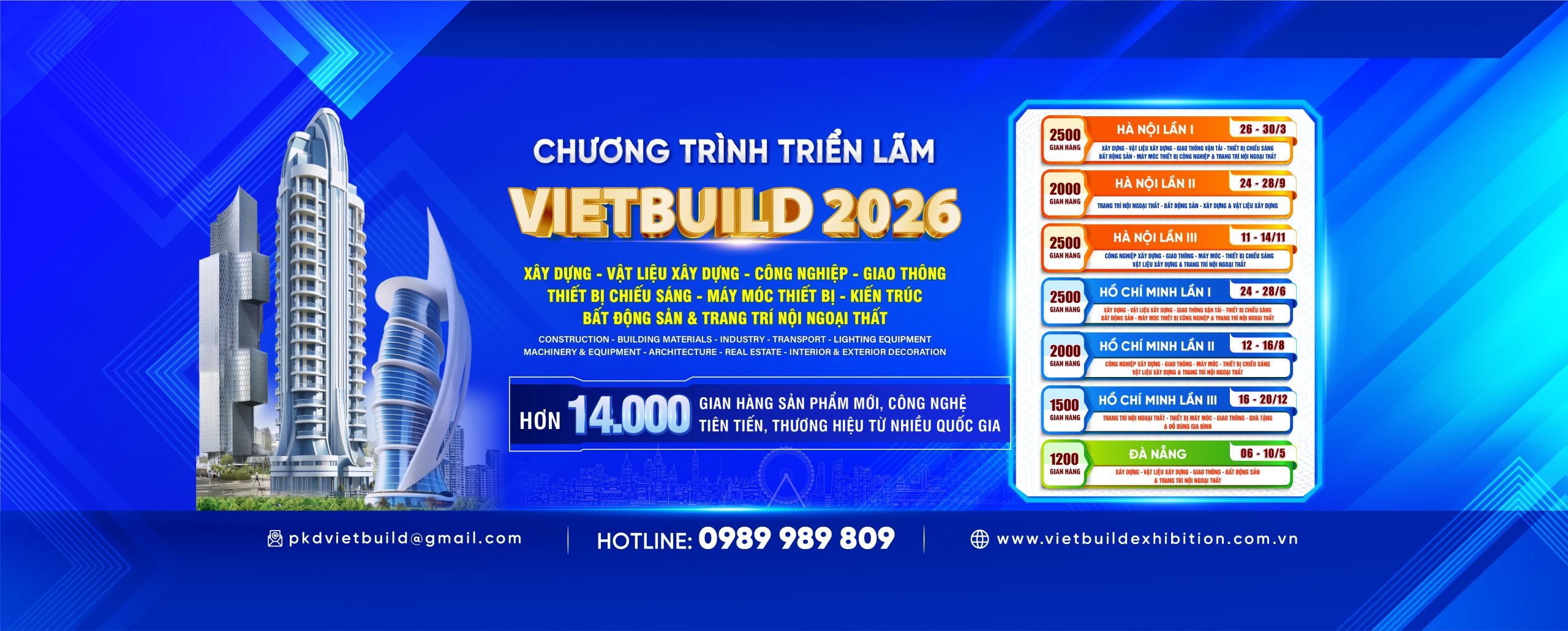 Vietbuild Construction International Exhibition Organizing Corp. Logo