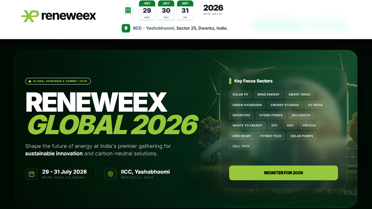 Reneweex Global Expo 2026 - Trade Fair & Exhibition | Global Trade Fairs