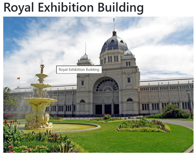 Royal Exhibition Centre carlton, Australia
